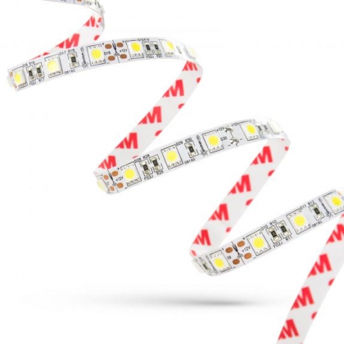 Obrázok pre LED pás prachuvzdorný IP20 6w/m , 60led/m , 700Lm/m , 12V DC - Studená biela - 1m