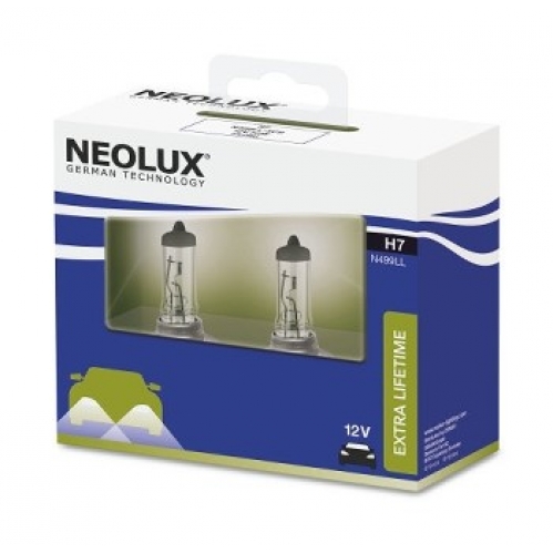 Obrázok pre Neolux Halogénová Autožiarovka H7 , 12V/55W Extra životnosť , 2ks v balení