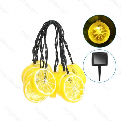 Obrázok pre Solárna Svetelná dekoračná reťaz , girlanda LEMON , 10diód, 3.8M