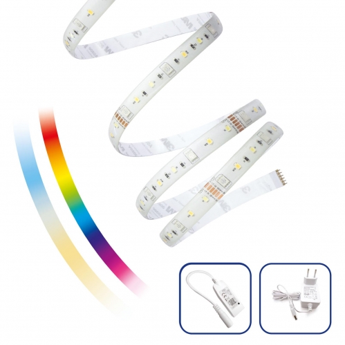 Obrázok pre SMART KOMPLET RGBW+CCT LED pás vodeodolný IP44 17w/1200lm , 5M