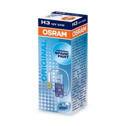 Obrázok pre Autožiarovka Halogen OSRAM PK22s 12V 55W H3 64151