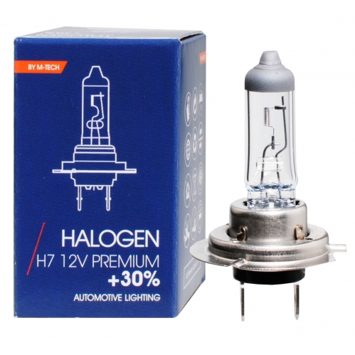 Obrázok pre Autožiarovka  H7 12V 55W + 30% svetla + Double life M-Tech Premium 