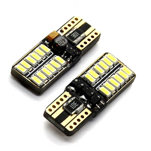 Obrázok pre LED Autožiarovka L352 - W5W / T10 24xSMD3014 CANBUS , biela