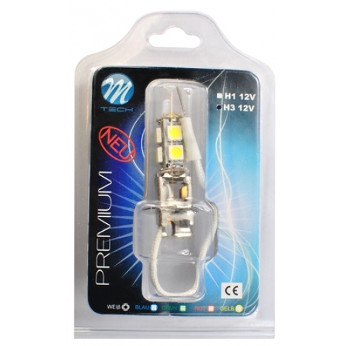 Obrázok pre LED Autožiarovka H3 X33 9xSMD5050 , biela