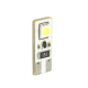Obrázok pre LED Autožiarovka LB301W DUO - W5W / T10 2xSMD5050 CANBUS , biela
