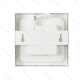 Obrázok pre Led Panel štvorcový biely prisadený 12W/780lm 172mm Neutrálna biela