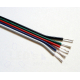 Obrázok pre Kábel 5-žilový RGBW 5x0,5mm2 pre napájanie LED pásov 1m
