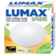 Obrázok pre Led Ceiling vodeodolný kruhový biely 12W/650lm 255mm , IP44 , IK04 , s mikrovlnným senzorom , Teplá biela