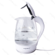 Obrázok pre Rýchlovarná sklenená kanvica - 1,7L , biela - 2200W