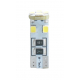 Obrázok pre LED Autožiarovka LB312W DUO - W5W / T10 8xSMD3528 CANBUS , biela