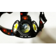 Obrázok pre Led čelová lampa - čelovka CREE T6 nabíjateľná , 4-módová so zabudovanou batériou a funkciou ZOOM+ nabíjačky