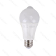 Obrázok pre LED žiarovka E27 12W/1000lm , klasik s PIR senzorom , Studená biela