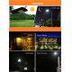 Obrázok pre LED Solárne Pouličné verejné osvetlenie SENTUOR 30W/2400lm , IP65 , so senzorom , studená biela + diaľkové ovládanie