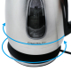 Obrázok pre Rýchlovarná nerezová kanvica - 1,7L , čierna/nerez - 2200W