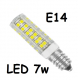 Obrázok pre LED žiarovka LONG LIFE E14 7W/700lm , 76SMD2835 , studená = 70W 