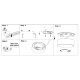 Obrázok pre Led Panel kruhový biely prisadený ALDAR 15W/1250lm 156mm Neutrálna biela