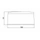 Obrázok pre Led Panel kruhový biely prisadený ALDAR 15W/1250lm 156mm Neutrálna biela