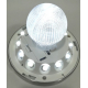 Obrázok pre Záhradná LED solárna lampa 6,5W/500lm , nerez , so senzorom pohybu