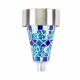 Obrázok pre Záhradná LED solárna lampa MOSAIC modrá