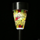 Obrázok pre Záhradná LED solárna lampa MOSAIC žltá