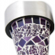 Obrázok pre Záhradná LED solárna lampa MOSAIC fialová