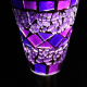 Obrázok pre Záhradná LED solárna lampa MOSAIC fialová