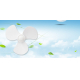 Obrázok pre Stolný ventilátor 40W, 34.5cm - biely
