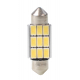 Obrázok pre LED Autožiarovka LB815W DUO - C5W 36mm 9xSMD5630 CANBUS , biela