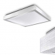 Obrázok pre Lampa Luster PLATO štvorcový 300x300mm , 2xE27 , brúsené striebro