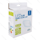 Obrázok pre Led Panel štvorcový biely prisadený 12W/770lm 172mm Teplá biela