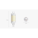 Obrázok pre LED žiarovka R7S 7W/700lm , 78mm , Studená biela