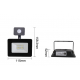 Obrázok pre LED reflektor High-End 10W/900lm , so senzorom , Studená biela