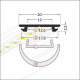 Obrázok pre LED ohybný profil ARC12 biely bez krytky - 2m
