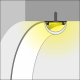Obrázok pre LED ohybný profil ARC12 biely bez krytky - 2m