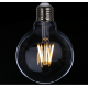 Obrázok pre LED žiarovka E27 8W/800lm , LED vlákno G95 , teplá = 80W
