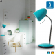 Obrázok pre LED stolná flexibilná lampa AZUL E27 modrá