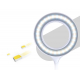 Obrázok pre LED stolná lampa stmievateľná LIGHT07 7W/360lm s teplomerom, displejom , alarmom Biela