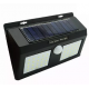 Obrázok pre Nástenné Solárne LED osvetlenie IP65 , 40LED , so senzorom , Studená biela