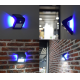 Obrázok pre Nástenné Solárne LED osvetlenie IP65 , 40LED , so senzorom , Studená biela a s podsvietením