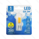 Obrázok pre LED žiarovka G9 2W/200lm , Teplá biela