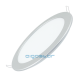 Obrázok pre Led Panel kruhový strieborný 20W/1370lm 240mm teplá biela