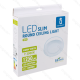 Obrázok pre Led Panel kruhový biely prisadený 20W/1450lm 246,5mm Studená biela