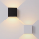 Obrázok pre Nástenné vonkajšie svietidlo biele WallLamp 10W , 2xCOB , IP65 , Teplá biela s nastaviteľným uhlom svietenia