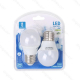 Obrázok pre Sada 2ks LED žiarovka E27 4W/340lm , glóbus G45 , Studená biela