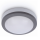 Obrázok pre Vodeodolný Led Ceiling kruhový sivý VERA 12W/900lm 170mm , IK06 , IP65 , s mikrovlnným senzorom , Neutrálna biela