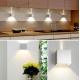 Obrázok pre Nástenné vonkajšie svietidlo čierne WallLamp 10W , 2xCOB , IP65 , Teplá biela s nastaviteľným uhlom svietenia