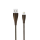 Obrázok pre Vysokorýchlostný flexibilný nabíjací dátový kábel VONK USB 2.0/iPhone , 1.0M . 2,4A