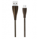 Obrázok pre Vysokorýchlostný flexibilný nabíjací dátový kábel VONK USB 2.0/Micro USB , 1.0M . 2,4A