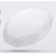 Obrázok pre Led Ceiling kruhový biely DIAMOND 24W/1600lm , 403.5mm , Teplá biela