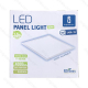 Obrázok pre Led Panel štvorcový biely 40W/4000lm 595x595x8mm Neutrálna biela s prívodným káblom so zástrčkou